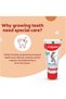 Kids Toothpaste with 0% Artificial Preservatives, Colours, Sweeteners for Whitening (6-9 Years, Natural Strawberry Mint Flavour - 80g Tube) - 3