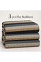 King Size Flat Bedsheet Set, 3 Pieces, 260 x 240 cm (Black) - 6
