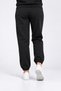Women's Black 3-Ply Sweatsuit Set with Hood and Kangaroo Pockets, Super Soft with Fleece-Lined Insulation - 6