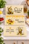 3-Piece Glass Cutting Board Set | Bee Happy | 17 cm x 29 cm - 4