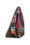 Designed by Nezahat Sevgililer: Mother's Day Waterproof "Kedişler Köpişler" Patterned Green Origami-Style Shoulder Bag - 3