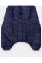 Soft Winter Women's Beanie with Fur-Lined Ears and Pom-Pom That Covers the Ears - 2