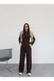 Stitch-Free Sweatpants with Stitched Hem and Epaulets - 4