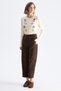 High-Waisted Pants with Pocket Detail 14135