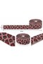 Red Leopard Crystal-Studded Self-Adhesive Decorative Strip, 3x40 cm – For Decorating Phones, Mugs, Picture Frames, and Crafts