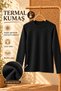 Unisex Thermal Base Layer Long-Sleeve Crew Neck Thermal Winter Top – 4 Colors: BLACK, GRAY, CREAM, WHITE - 3