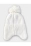 Soft Winter Women's Beanie with Fur-Lined Ears and Pom-Pom That Covers the Ears - 4