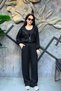 Modal Ruched Sweatshirt and Pants Set SUN620 - 3