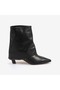 Hawen Angels Women's Rubber Sole Genuine Leather 6cm Heeled Boots 70111