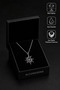 316L Stainless Steel, Tarnish-Resistant, Silver-Colored Sun-Shaped Women's Necklace - A Meaningful Gift for Teachers' Day and Other Special Occasions