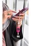 2-in-1 Beaded Charm Prayer Beads, Pink & Phone Charm, Phone Lanyard, Bag Decoration, Bag Charm