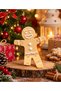 Gingerbread Man Figurine—New Year's Decorative 3D Print