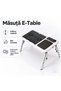 E-Table Multifunctional Laptop Table, Height Adjustable, with 2 Fans - 4
