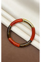 Acrylic Bamboo Boho-Chic Elasticated Colorful Bone Bracelet - 4