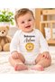 Baby Boy Long-Sleeved Bodysuit – "Daddy's Little Lion" with a Cute Lion Print