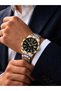 30-Meter Water-Resistant Custom-Designed Men's Wristwatch with Steel Bracelet and Calendar, Model VS.BLKT.1281 - 3