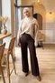 Wide-Leg Pants 309 Brown - 2