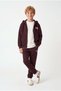 Boys' Full-Length Zipper Hooded Sweatshirt - 5
