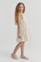 Girls' Detailed Sleeveless Dress - 5