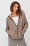 Women's Hooded Plush Fleece Sweatshirt - 3