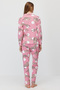Women's Animal Print Pajama Set - 5