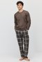 Men's Patterned Pajama Set - 3