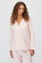 Women's Checked Pajama Set with Buckle Detail - 5