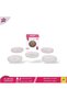 Glass serving dish set 12cm 6 pieces - 3