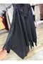 Sequin-Embellished Cape Set 25S1403 Black - 3