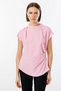 Women's Pink Blouse with Waist Cutout 03038