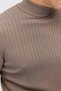 Men's Ribbed Half Turtleneck Knitwear Sweater - 6