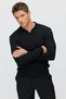 Men's Ribbed Polo Collar Knit Sweater - 3