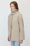 Women's Shawl Collar Detailed Oversize Short Cashmere Coat - 5