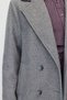 Women's Double-Breasted Double Collar Wide-Cut Long Coat - 5