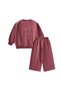 Striped Detail Sweatshirt Set, Ages 2–10, Antique Pink - 2