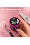 Global Fashion Aurora Sparkle Builder Gel for Nails 15g, Holographic Glitter Nail Extension Gel with Sparkling Flakes, UV LED Gel for Nail Art, Overlays & Strengthening, HEMA & TPO Free, 04 - 8