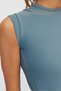Women's Sleeveless Stretch-Fit Cropped Tank Top - 6