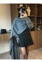 Sweater with Shawl - 2