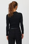 Women's V-Neck Ribbed Knitwear Sweater - 6