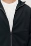 Men's Lightweight Unlined Coat with Striped Detail and No Lining - 6