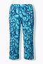 Women's High-Waisted Sandy Fabric Plus-Size Patterned Pants - 3