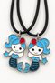 Best Friends Figurine Pair Necklace – Multicolored Pair Necklace - 2