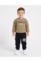 Boys' Winter 2-3-4-5-6 Years Old 3-Ply, No Fleece, Thick, Unprinted, Top and Bottom Set - 2