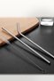 4-Piece Extra Long Stainless Steel Straw Set – Curved and Straight Straws, with Cleaning Brush, Compatible with 40 Oz/1200 ml Thermos, Metal Straw