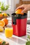 2 Pieces Sinbo Citrus Juicer – 2 Different Juicing Heads, Quiet Operation and Anti-Drip Design, Red Electric Citrus Juicer for Home Kitchens