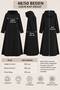 WOMEN'S BATTAL SIZE COTTON JERSEY HOODED SWEATSHIRT WITH SNAP CLOSURE - 2