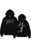 Michael Jackson Printed 3-Ply Cotton Oversized Sweatshirt with Brushed Inside Hem