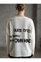 Women's Star Oversized Knitwear Sweater - Soft Textured Crew Neck - 2