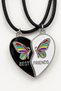 Best Friends Figurine Pair Necklace – Multicolored Pair Necklace