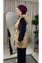 Pocket-Embellished Quilted Vest 26K6022 - 3